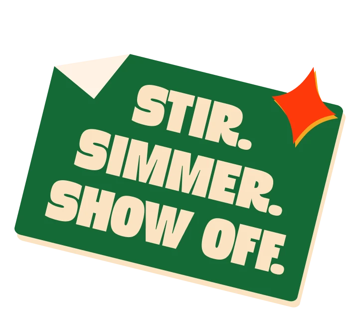Stir Simmer Sticker